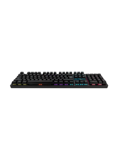 Teclado Gamer Mecanico Monster Strategy Rgb - Color del teclado Negro