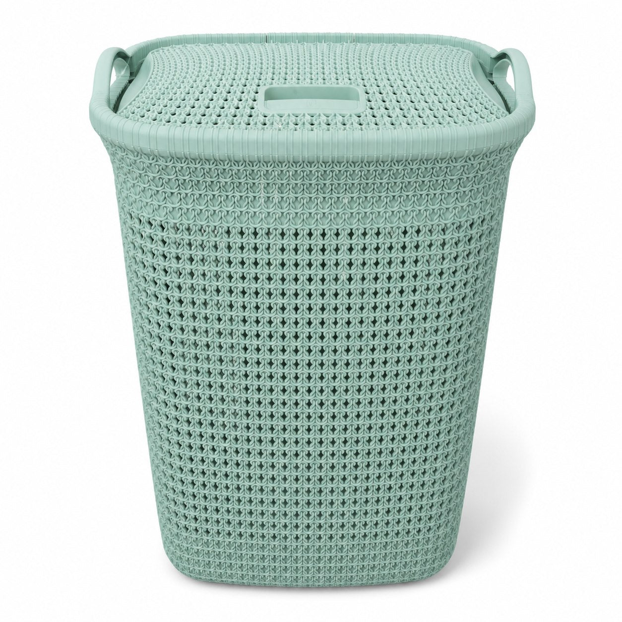 Cesto Canasto Para Ropa Khipu 60 Lts Con Tapa Color Verde
