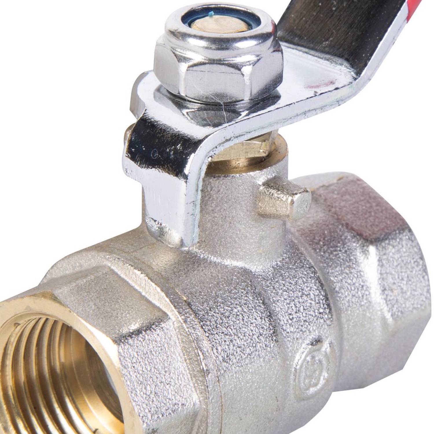 Llave Bola Paso 1/2 Manilla Roja - Pn15 - Taumm
