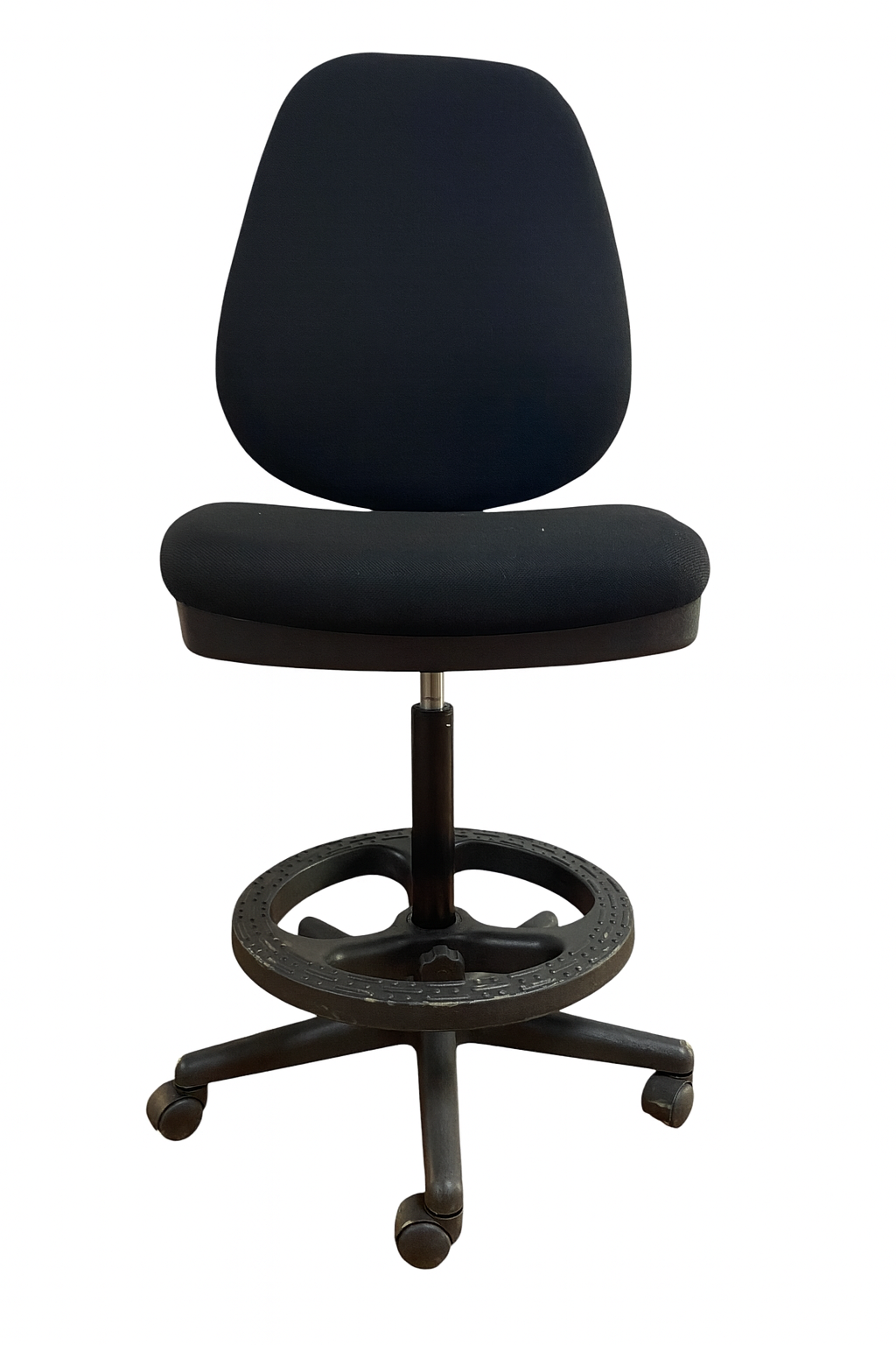 Silla Oficina Cajero Ergonomica Sin Brazos Negro