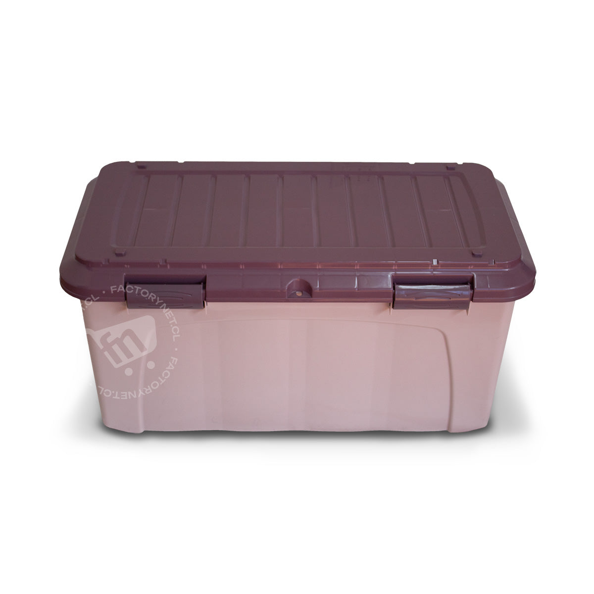 Baul Caja Almacenamiento Organizadora Megaforte 90l  Ruedas