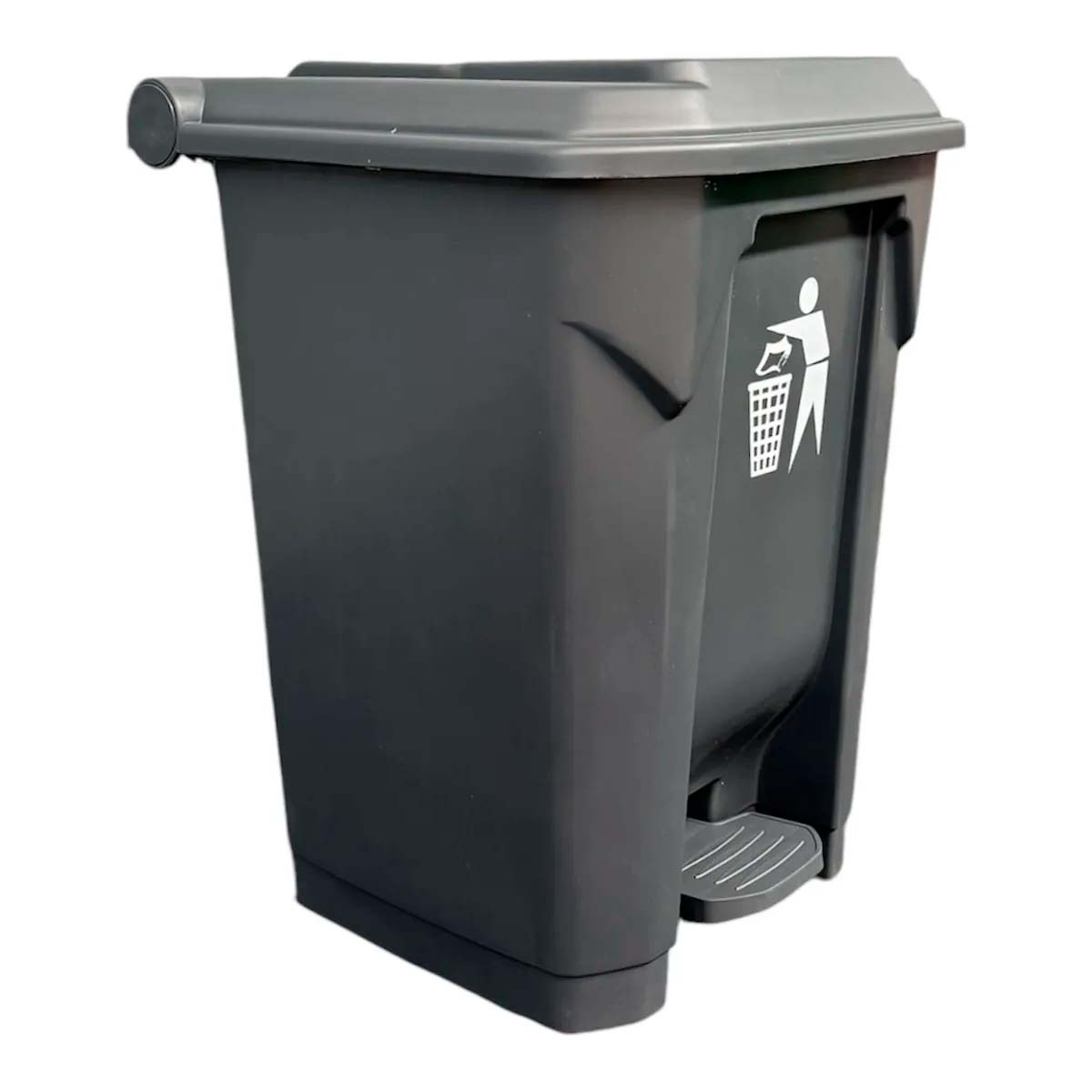 Cubo De Basura Basurero Con Pedal Contenedor 80 Litros