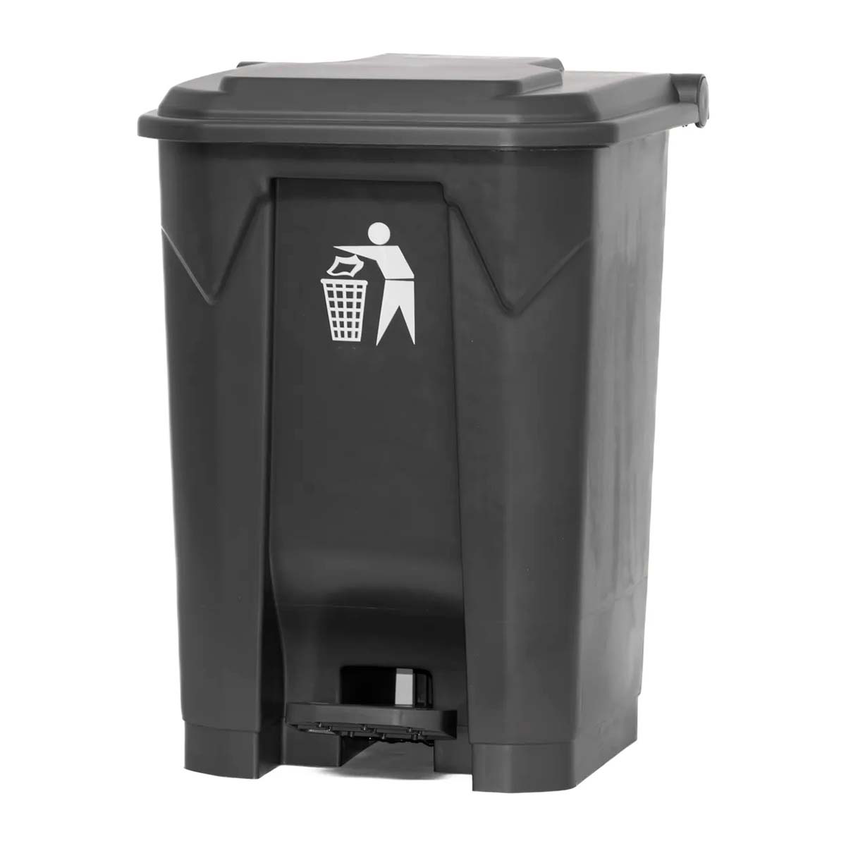 Cubo De Basura Basurero Con Pedal Contenedor 80 Litros