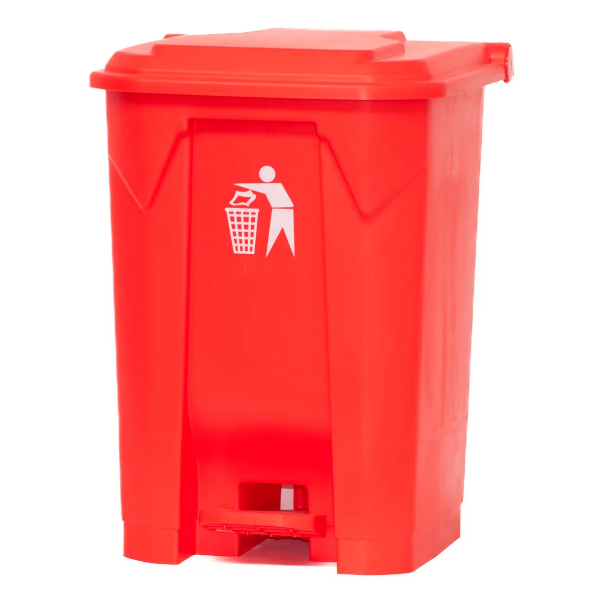 Basurero Con Pedal Contenedor 50 Litros Colores