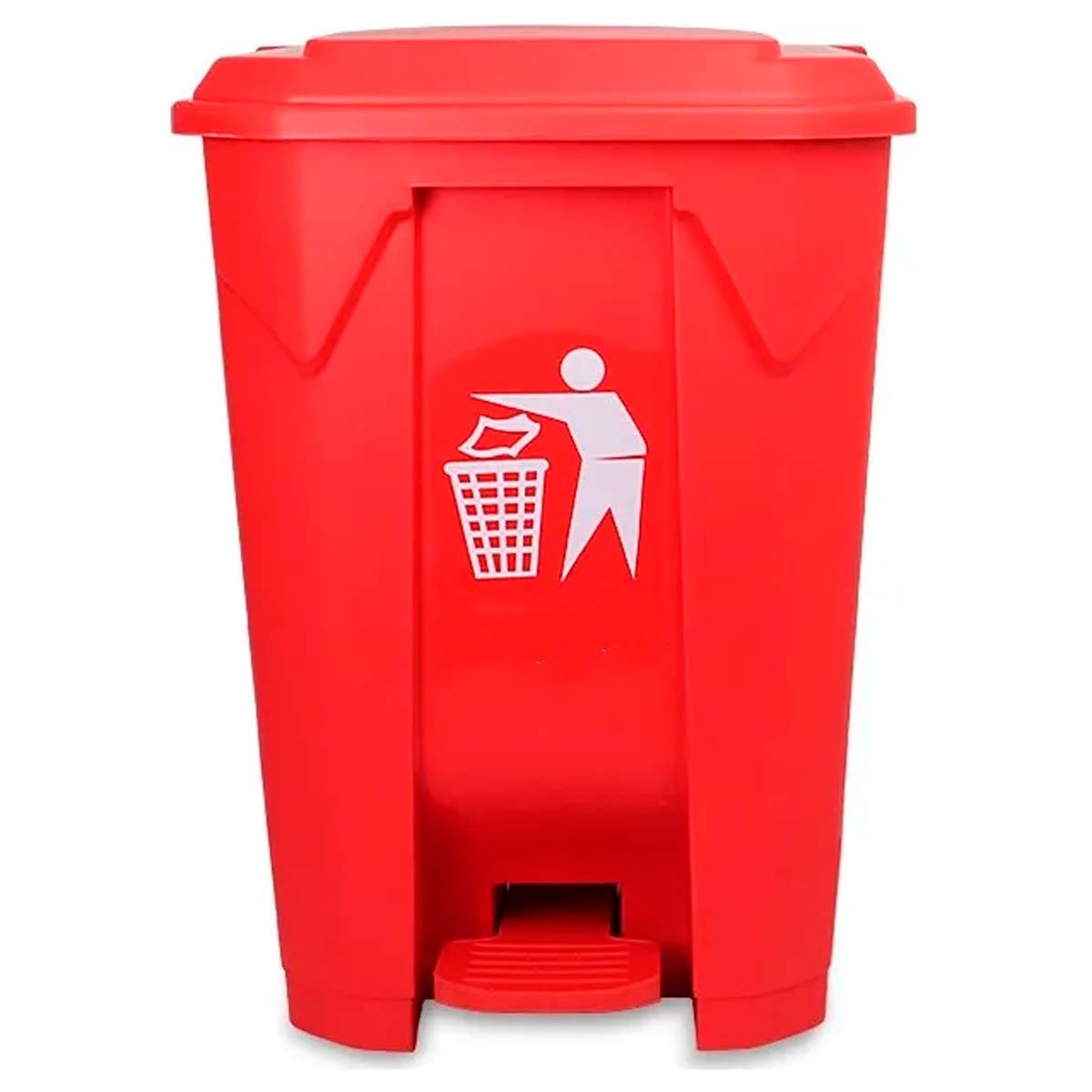 Basurero Con Pedal Contenedor 50 Litros Colores