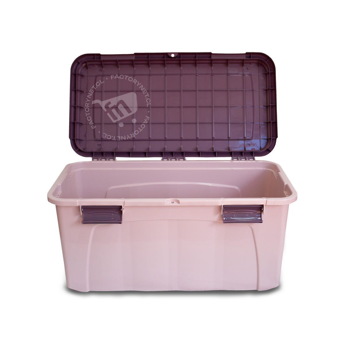 Baul Caja Almacenamiento Organizadora Megaforte 90l  Ruedas