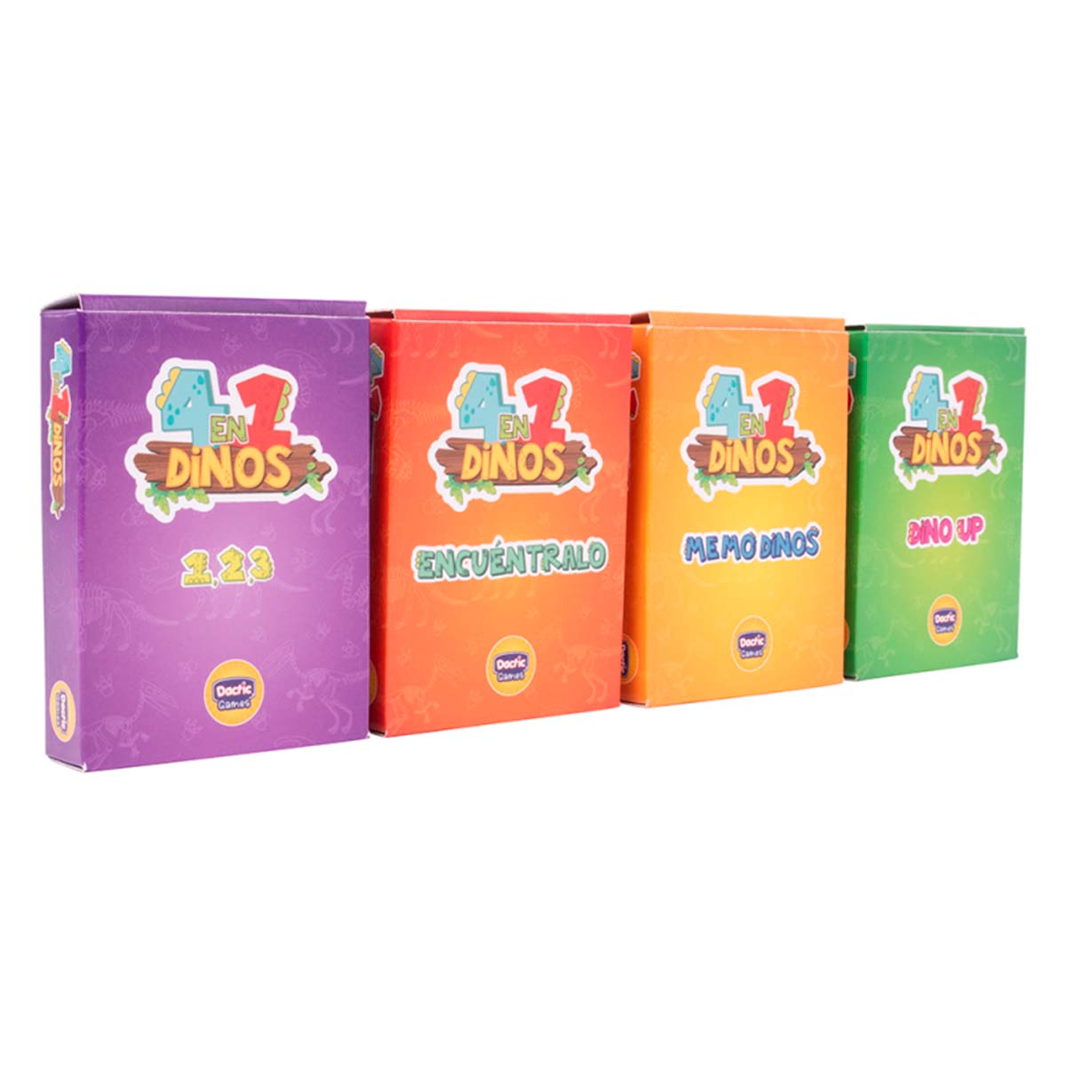 Juego De Mesa. Dinosaurio 4 En 1 Dactic