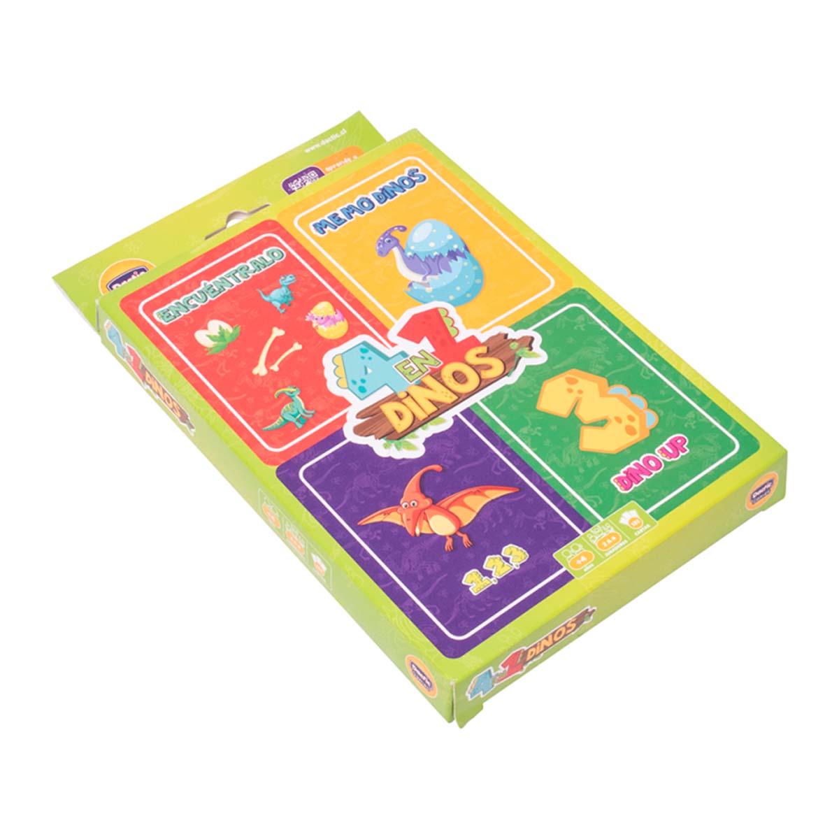 Juego De Mesa. Dinosaurio 4 En 1 Dactic