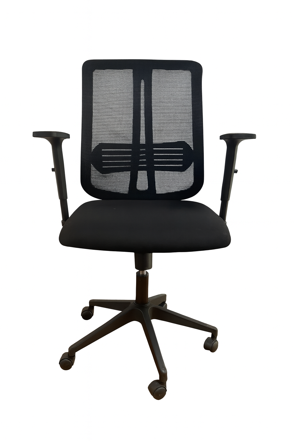 Silla Ergonomica Respaldo Malla Negro Brazo Ajustable
