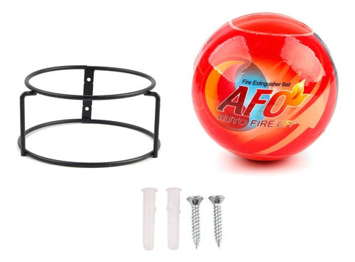 Afo Bola Esfera Portátil Auto Extintor Instantáneo Fuego Incendio De Polvo Abc 1.3 Kg