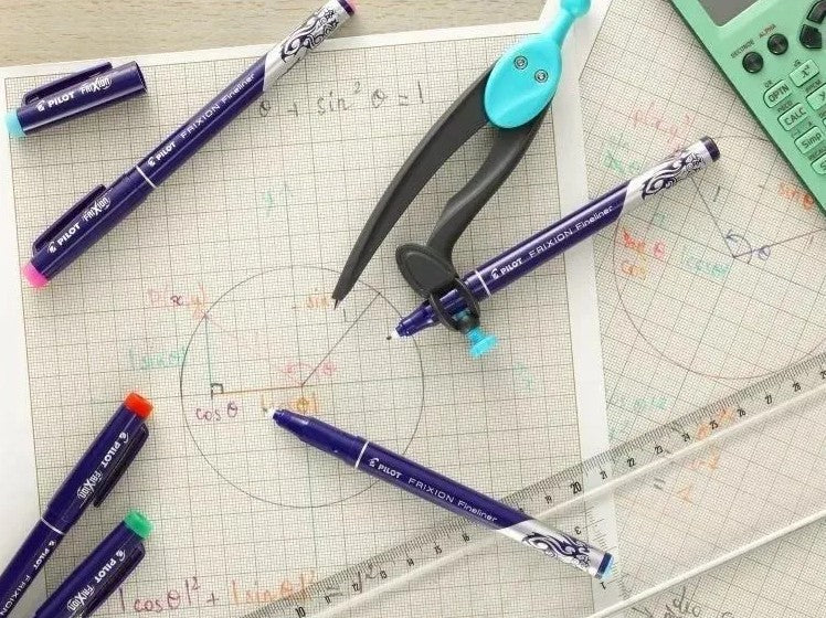 Set De Lapices Pilot Frixion Fineliner X 12 Unidades