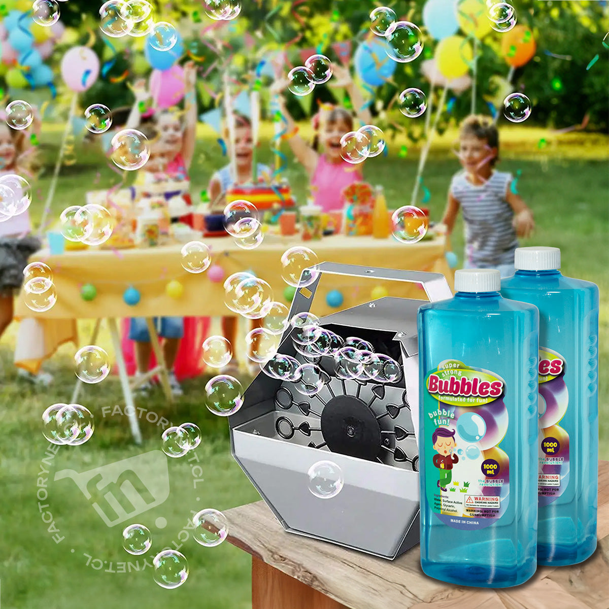 1 Litro De Liquido De Burbujas