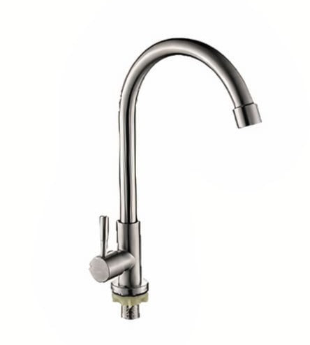 Llave Lavacopas Acero Inoxidable Agua Fria O Caliente Plateado