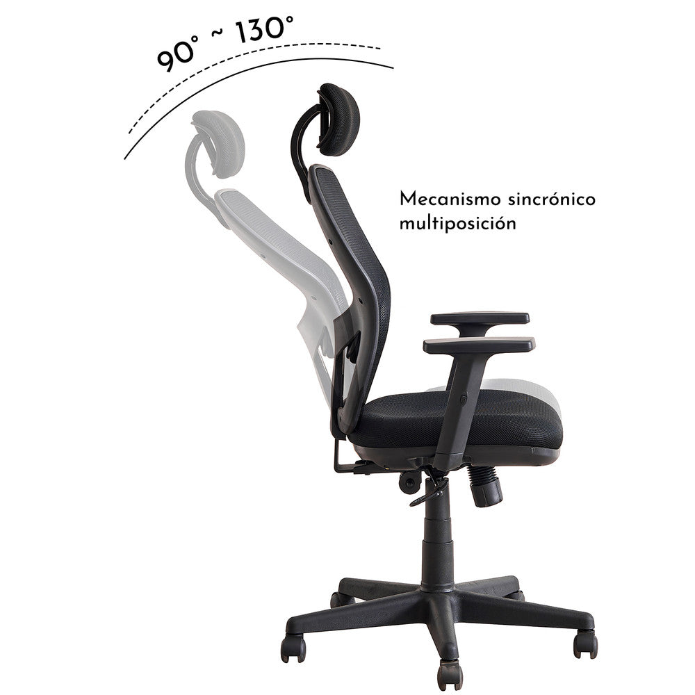 Silla de Oficina Ergonométrica Design Ergo Full