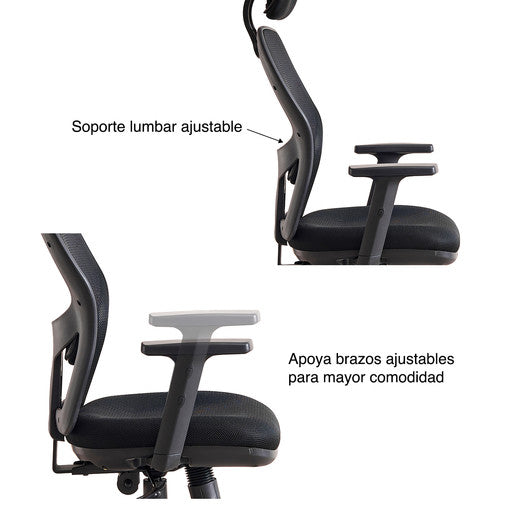 Silla de Oficina Ergonométrica Design Ergo Full