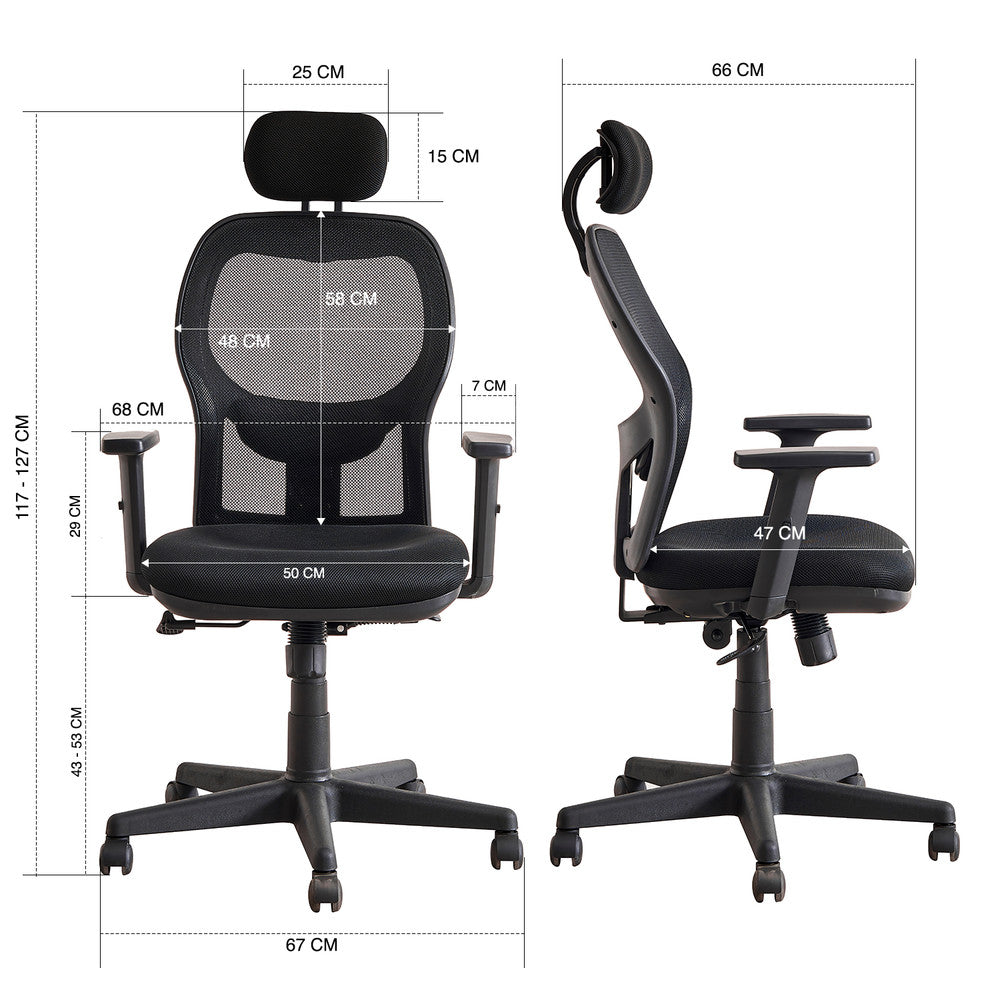 Silla de Oficina Ergonométrica Design Ergo Full