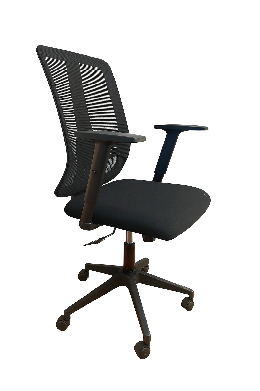Silla Ergonomica Respaldo Malla Negro Brazo Ajustable