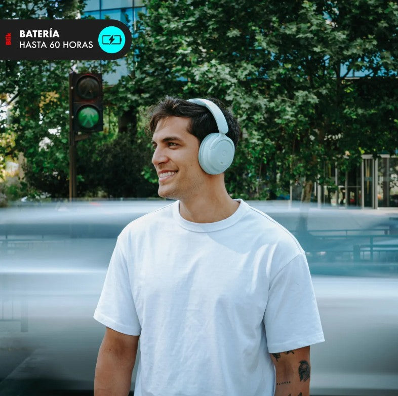 Audifonos Bluetooth Blik Soul900 Cancelación De Ruido Verde Verde Verde