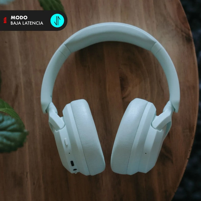 Audifonos Bluetooth Blik Soul900 Cancelación De Ruido Verde Verde Verde