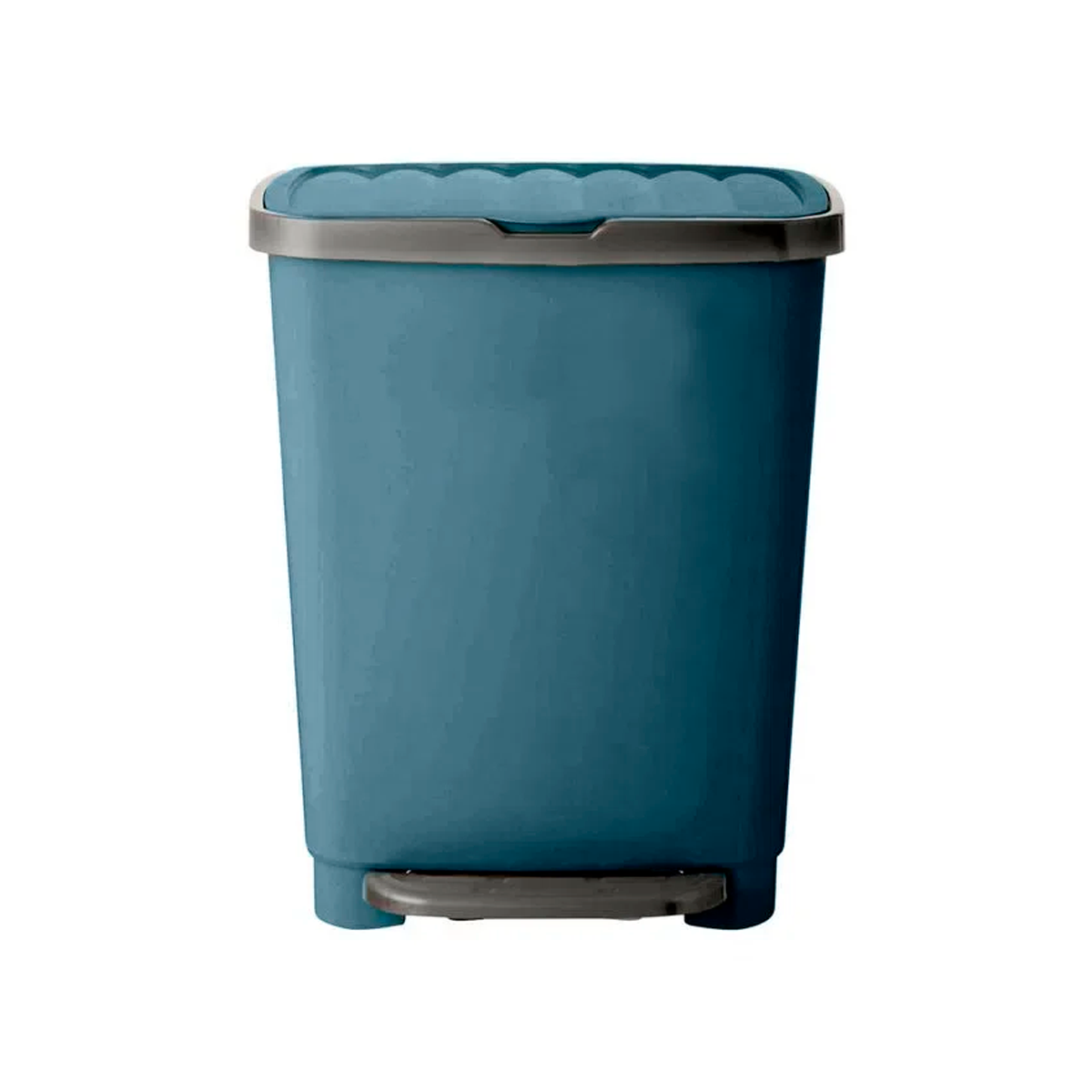 Basurero De Pedal 25 Litros Azul