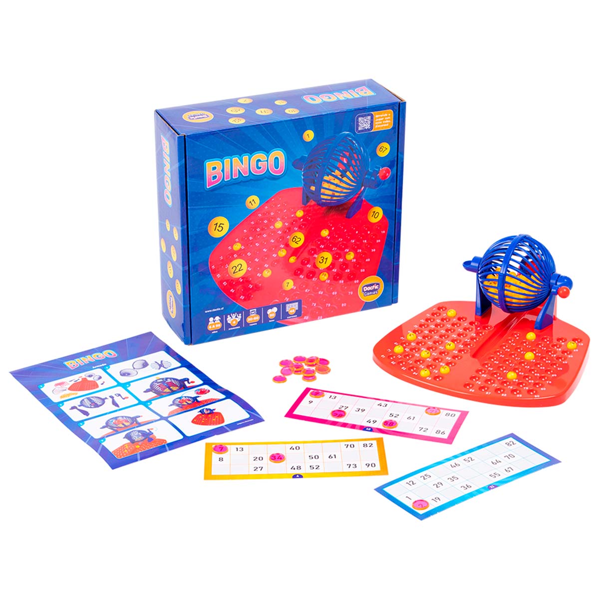 Bingo Con Tombola Plastica Dactic