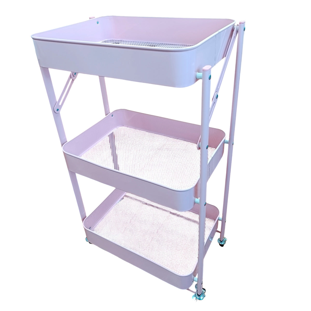 Carrito De Almacenamiento Organizador 3 Niveles Con Ruedas