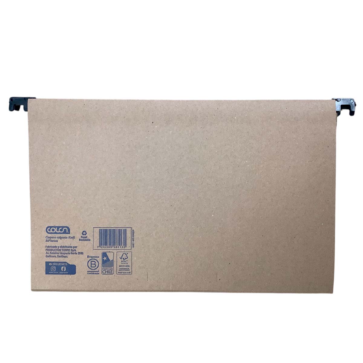 Carpetas Colgante Kraft B/plastica Colon 25 Unidades Color Marrón