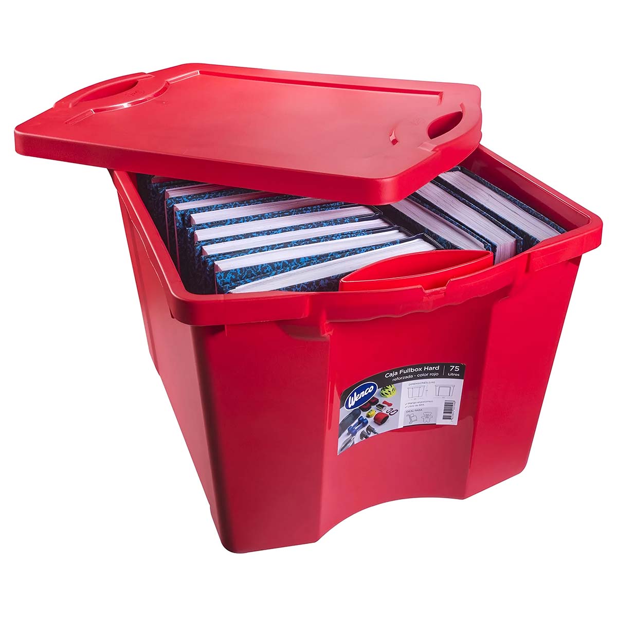 Caja Organizadora 75 Litros Apilable Wenco