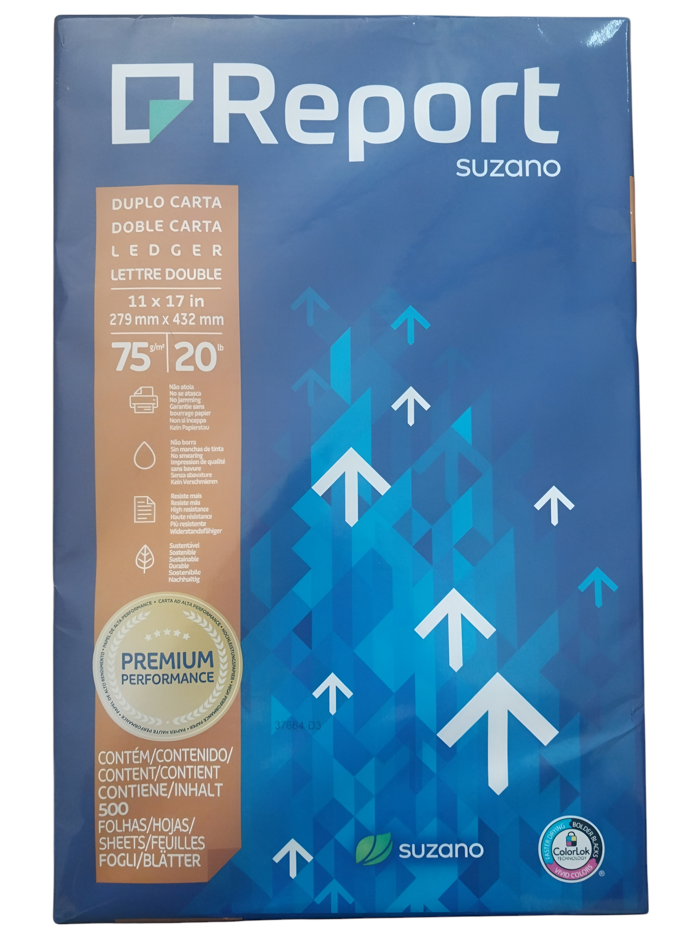 Resma Doble Carta Marca Suzano 75 Gramos 279x432 Mm 1 Pqte Color Blanco