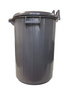 Basurero De 51 Litros Con Tapa Retractil Beige