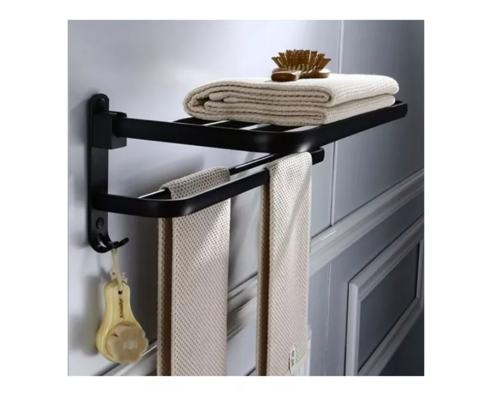 Toallero Baño Perchero Colgador Acero Inoxidable Toallas