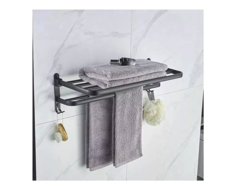 Toallero Baño Perchero Colgador Acero Inoxidable Toallas