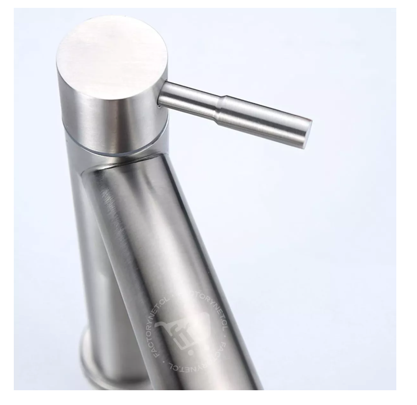 Llave Lavamanos Lavatorio Alto Inoxidable Taumm