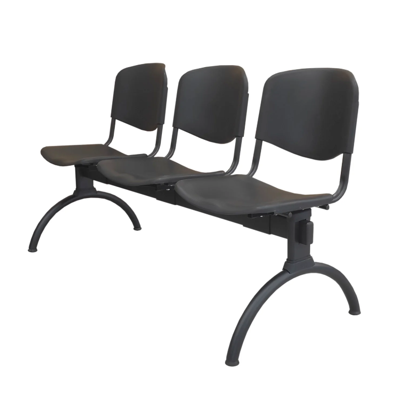 Banqueta ISO Luna 3 PP Negro Azul