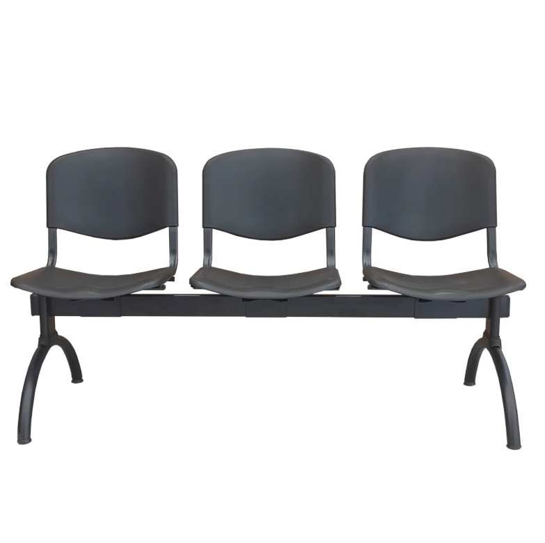 Banqueta ISO Luna 3 PP Negro Azul