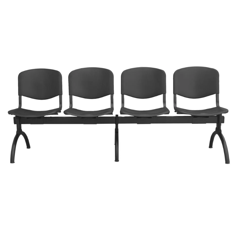 Banqueta ISO Luna 4 PP Negro Azul