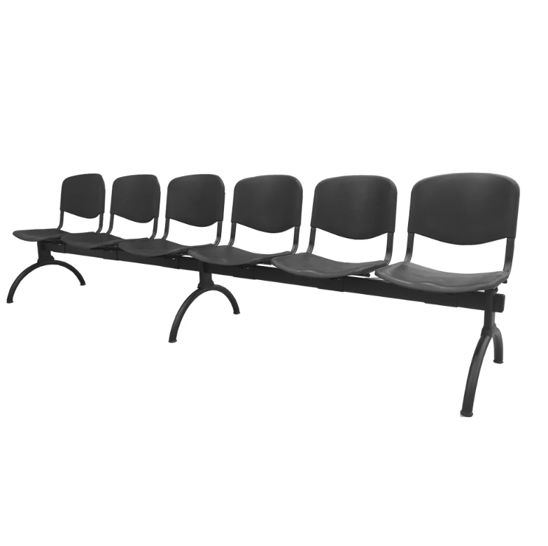 Banqueta ISO Luna 6 PP Negro Azul