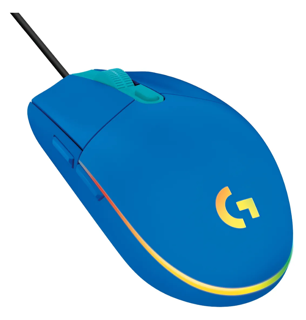 Mouse Gamer Logitech G203 New Rgb Lightsync White