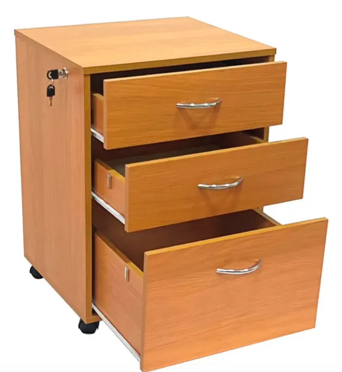 Cajonera Con Ruedas Y Cerradura Oficina