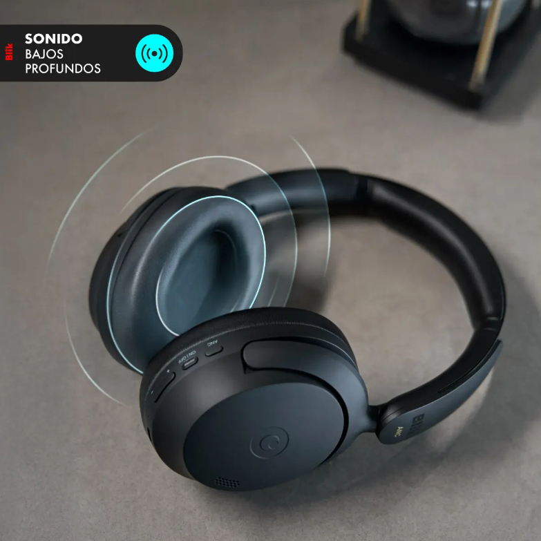 Audifonos Bluetooth Blik Aura950 Cancelación De Ruido 72h