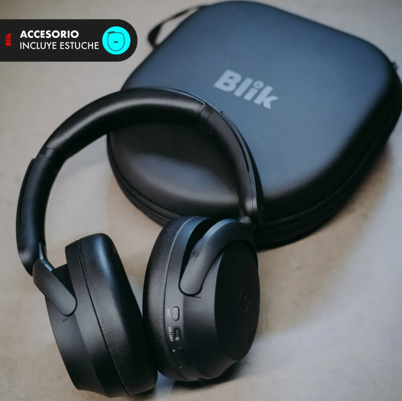 Audifonos Bluetooth Blik Aura950 Cancelación De Ruido 72h