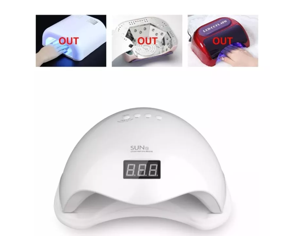 Lampara Led Uv Secador Uv Lampara Manicure Secador Uñas 48w