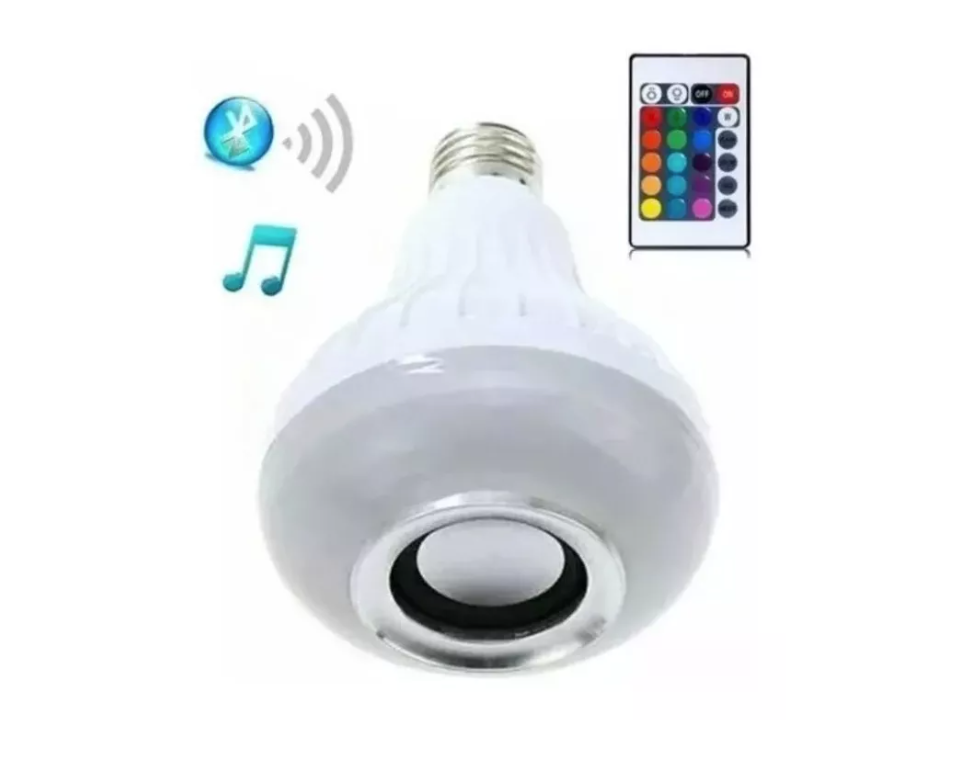 Ampolleta Led Parlante Bluetooth Control Musica + Garantía!