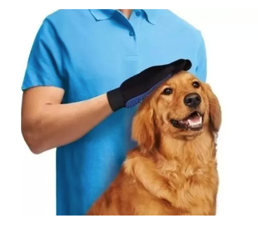 Guante Cepillo Para Peinar Mascotas Perro Gato / Factorynet