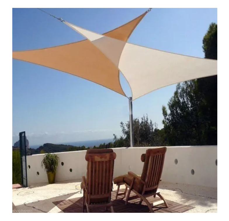 Toldo Vela Sombra 5mx5m Toldos Vela Malla Sombra Triangular