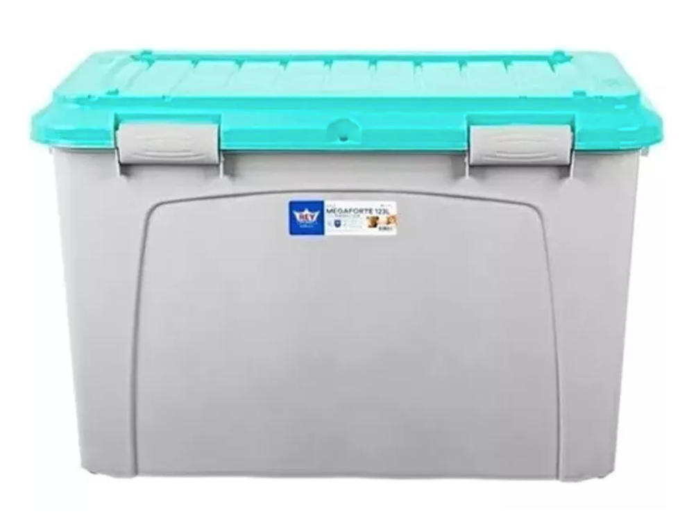 Caja Organizadora Baul Con Ruedas Almacenamiento 123 Lts