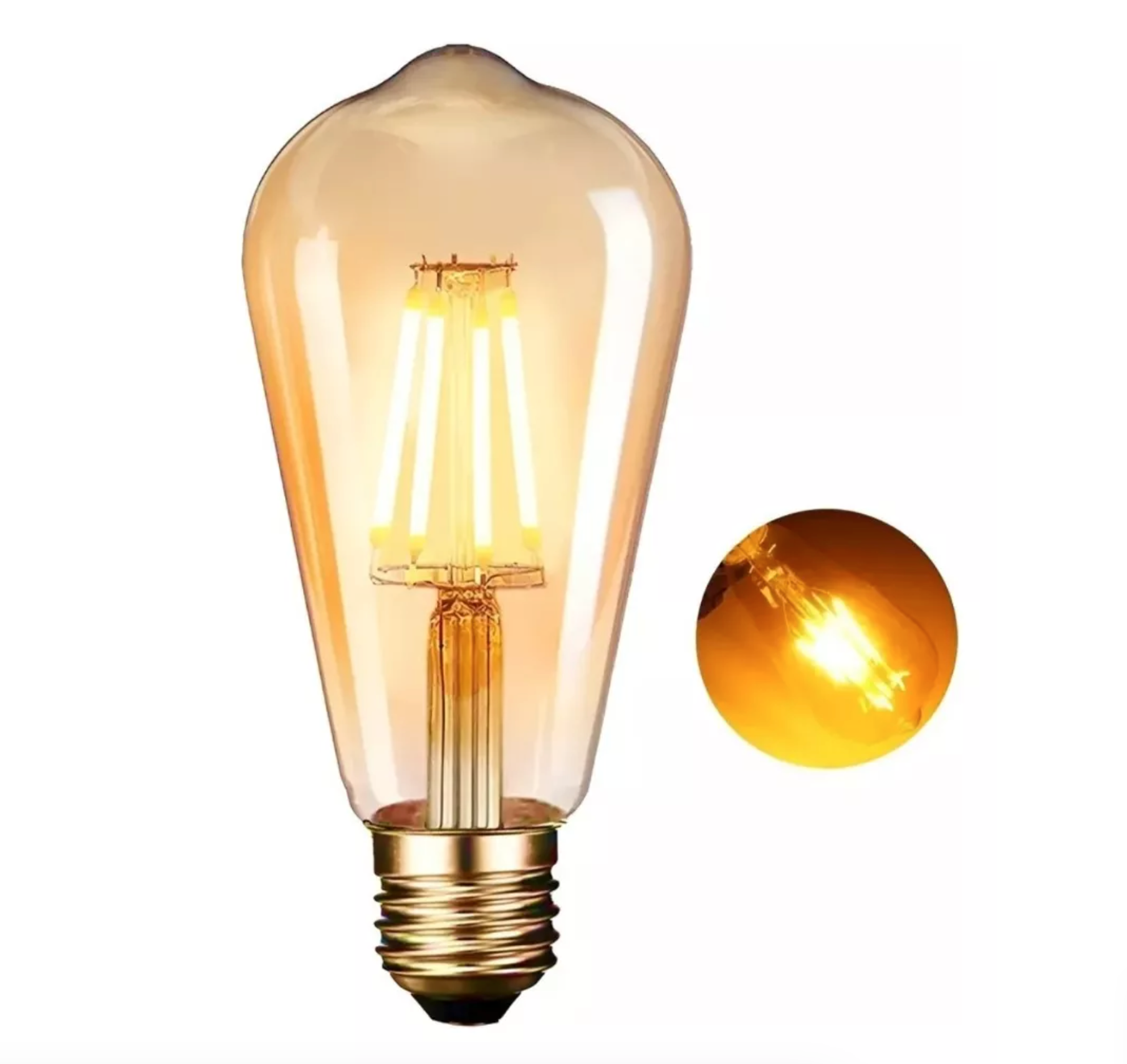 X10 Ampolletas Led Vintage E27 Ampolleta 4w Edison Retro Vin