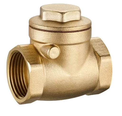 Válvula Retención Horizontal Chapaleta Bronce De 1 Pulgada