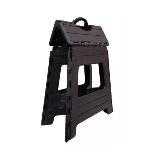 Banquito Plegable Taburete Grande 40x38x32cm Reyplast Color Marrón