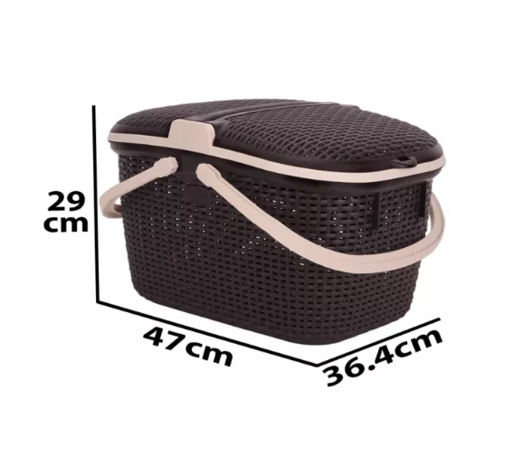 Canasta Ratan Para Alimentos Picnic